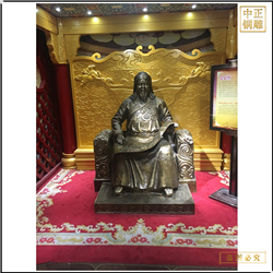 少數民族忽必烈人物雕塑 少數民族忽必烈人物雕塑