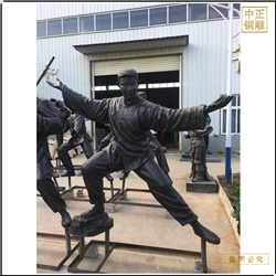 現代人物銅雕定制 