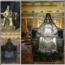 手托元寶人物銅雕塑 手托元寶人物銅雕塑