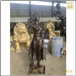 商場門前購物人物雕塑 商場門前購物人物雕塑