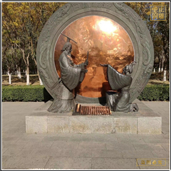 公園大型古代人物雕塑鑄造