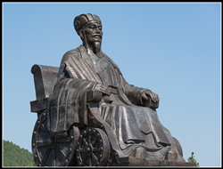 鑄銅諸葛亮銅雕塑 鑄銅諸葛亮銅雕塑