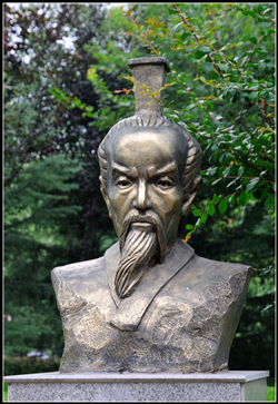 屈原銅雕塑 屈原銅雕塑