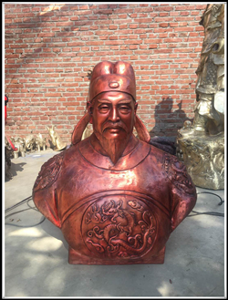 郭子儀銅雕塑|郭子儀胸像 郭子儀銅雕塑|郭子儀胸像
