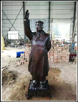 毛主席銅雕塑|鑄銅毛主席雕塑價(jià)格