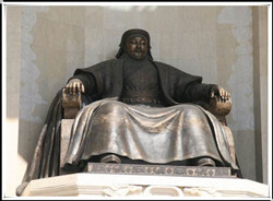 成吉思汗坐像銅雕 成吉思汗坐像銅雕