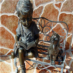 廣場(chǎng)小孩銅雕 廣場(chǎng)小孩銅雕