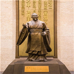 張良銅雕塑 張良銅雕塑