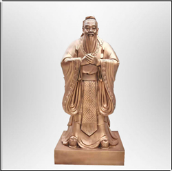 ?校園孔子雕塑鑄造